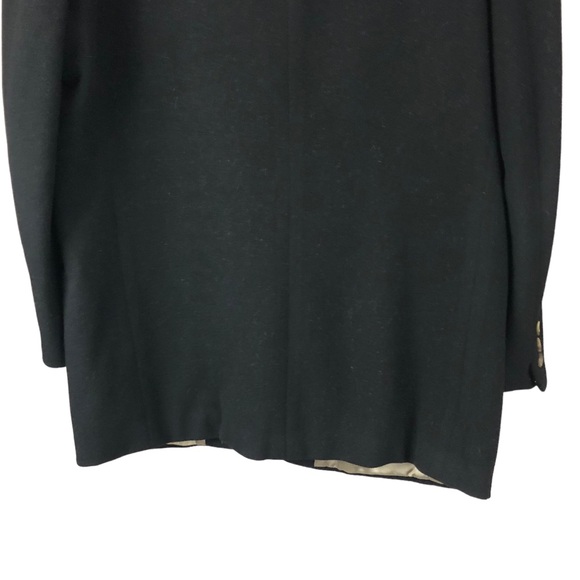 Men's Manuel Ritz Pipo Wool/Cashmere Black Single Breasted Blazer. Size 50 - Picture 6 of 16